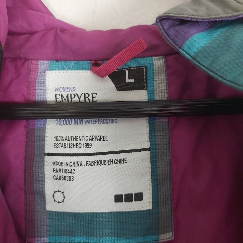 Empyre Technical Outerwear Patchwork Plaid Jacket… - image 7